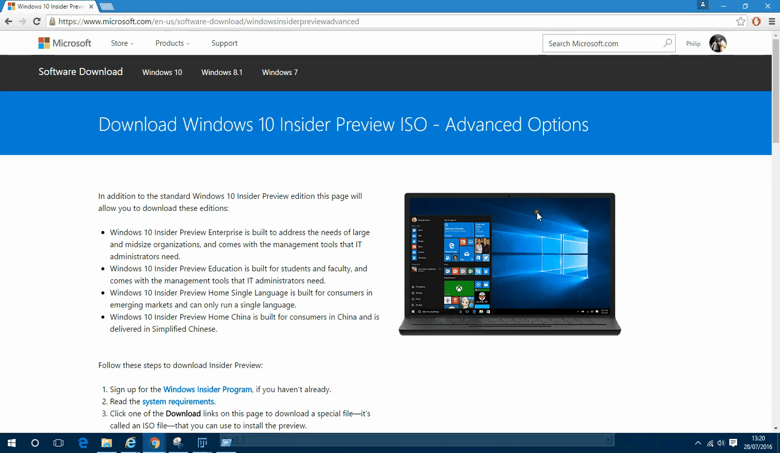 Windows 10 Insider Iso Download
